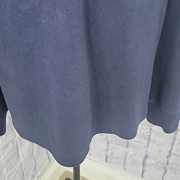 VINTAGE POLO RALPH LAUREN Men's Navy Blue 1/4 Zip Pullover Sweatshirt XL - Picture 4 of 8